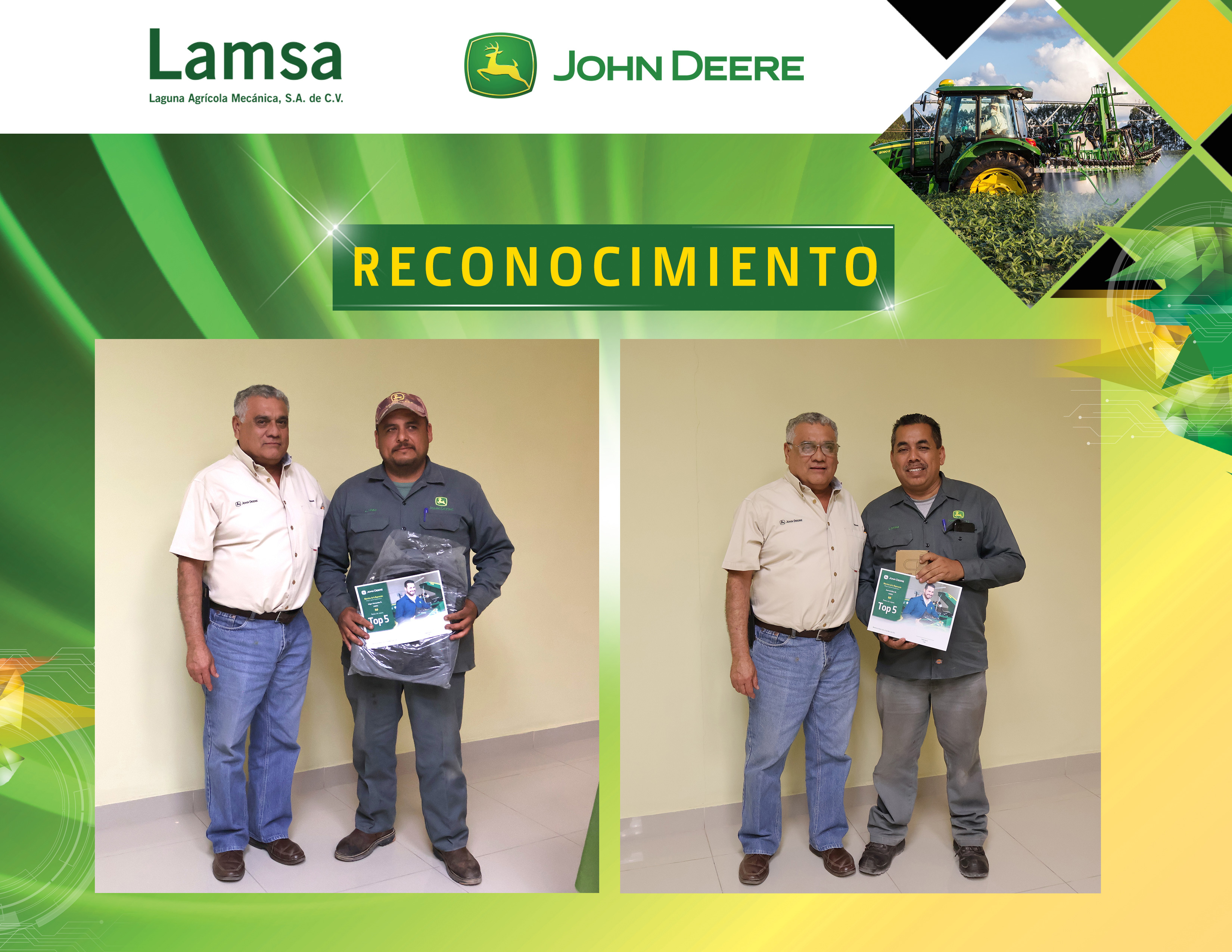 Técnicos Top 5 en Reparaciones John Deere a Nivel Nacional